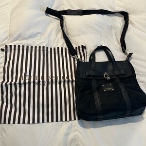 Henri Bendel jet setter bag with duster bag